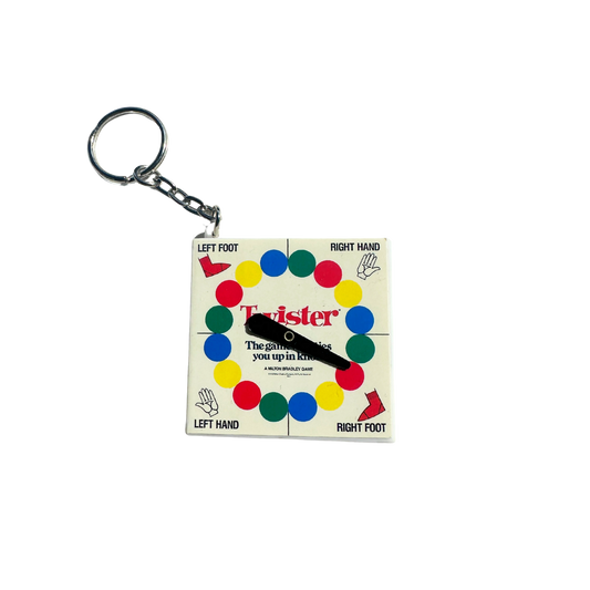 Twister Spinner Bag Charm (includes game pieces)