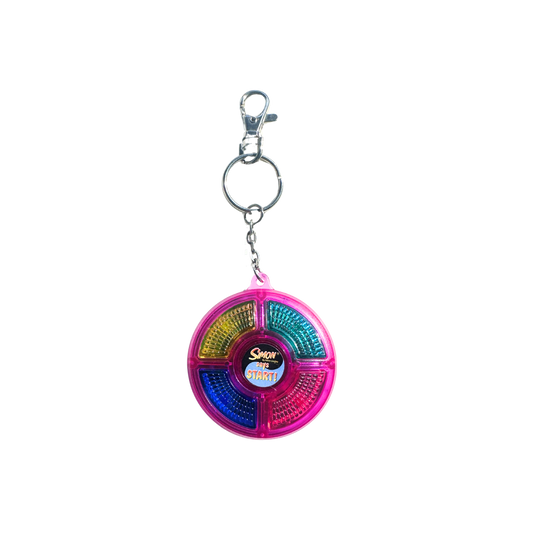 Vintage Y2K Simon Says Mini Game Bag Charm Keychain