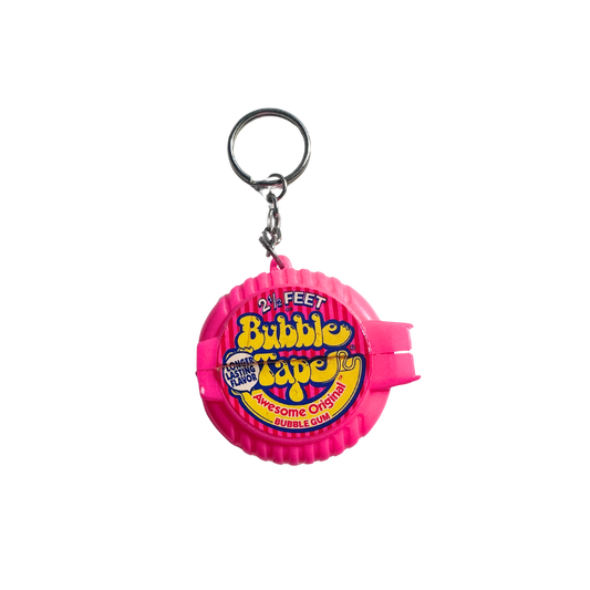 Vintage 1999 Pink Bubble Tape Bag Charm + Key Chain (Empty)
